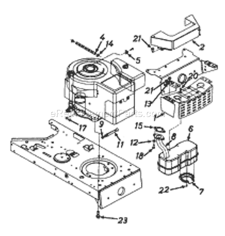 Page G Diagram and Parts List for 13AG675G033 1997 MTD Lawn Tractor