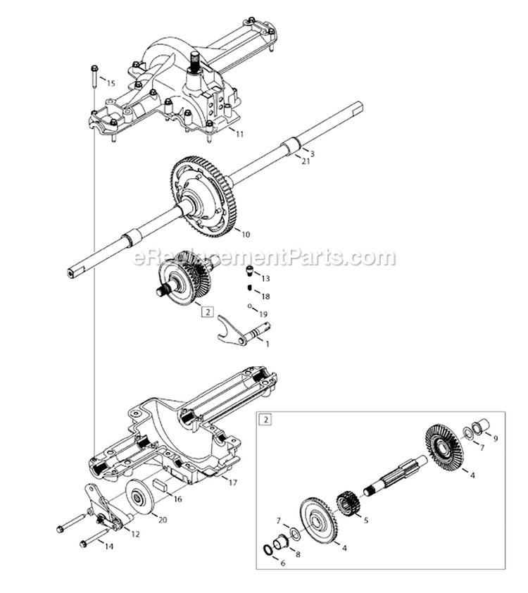 Page H Diagram and Parts List for 13AJ771G000 2009 MTD Lawn Tractor