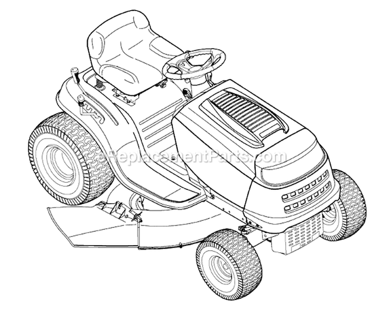 Page K Diagram and Parts List for 13AJ771G204 2008 MTD Lawn Tractor