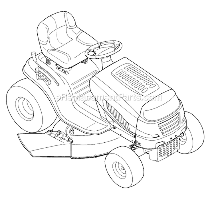 Page I Diagram and Parts List for 13AJ795G002 2009 MTD Lawn Tractor
