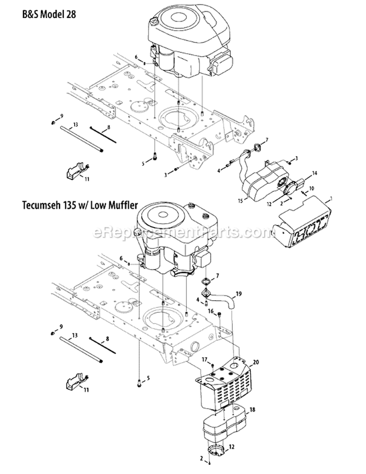 Page A Diagram and Parts List for 13AJ795G204 2008 MTD Lawn Tractor