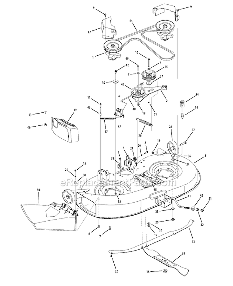 Page B Diagram and Parts List for 13AJ795G204 2008 MTD Lawn Tractor