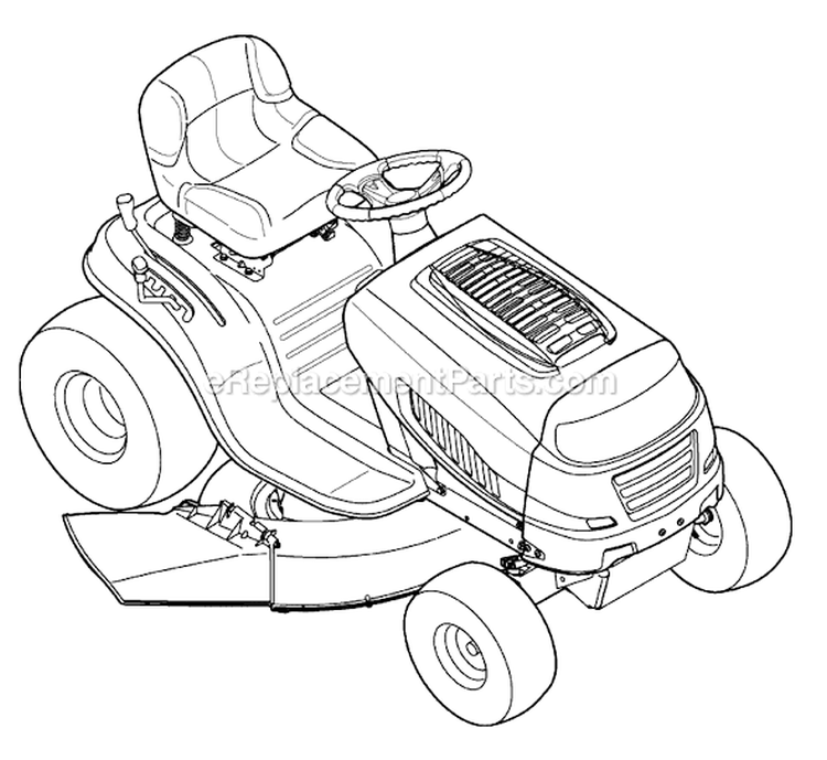 Page I Diagram and Parts List for 13AJ795G204 2008 MTD Lawn Tractor