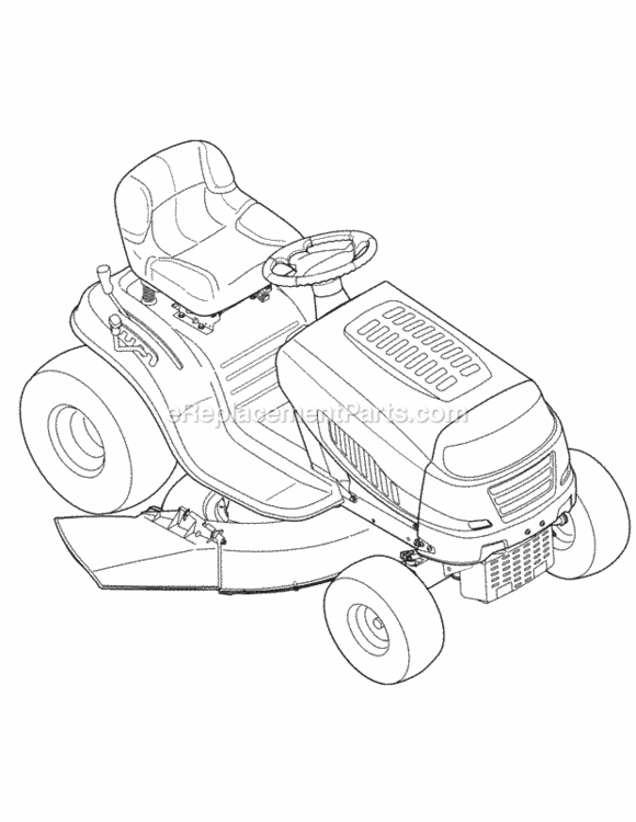 Quick_Reference_13Aj795S Diagram and Parts List for 13AJ795S004 2012 MTD Lawn Tractor