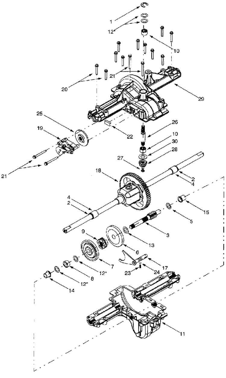 Page C Diagram and Parts List for 13AK608G033 2001 MTD Lawn Tractor