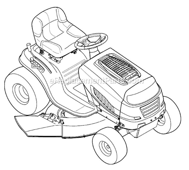 Page I Diagram and Parts List for 13AL795H004 2008 MTD Lawn Tractor