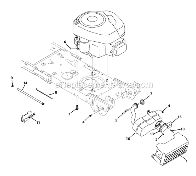 Page A Diagram and Parts List for 13AL795H004 2009 MTD Lawn Tractor
