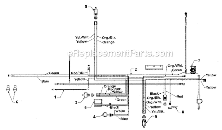 Page L Diagram and Parts List for 13AM672G352  MTD Lawn Tractor