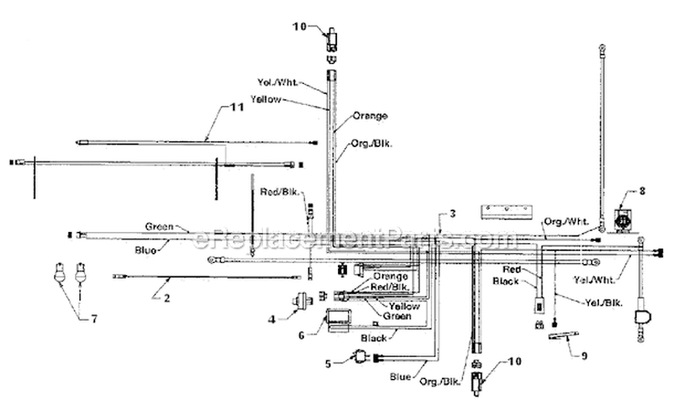Page N Diagram and Parts List for 13AM672G352  MTD Lawn Tractor