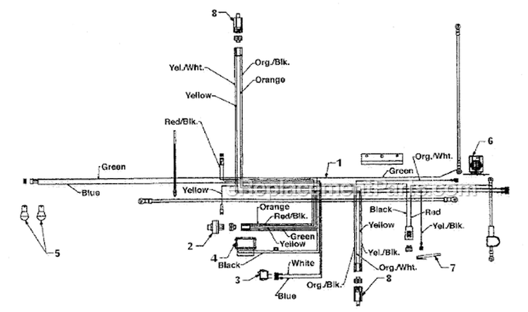 Page O Diagram and Parts List for 13AM672G352  MTD Lawn Tractor