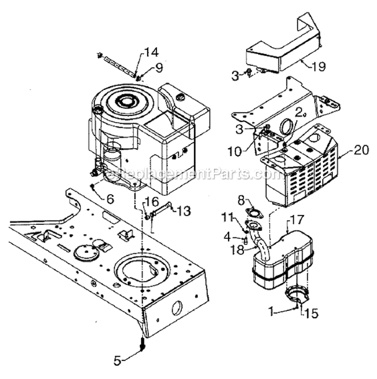Page Q Diagram and Parts List for 13AM672G352  MTD Lawn Tractor