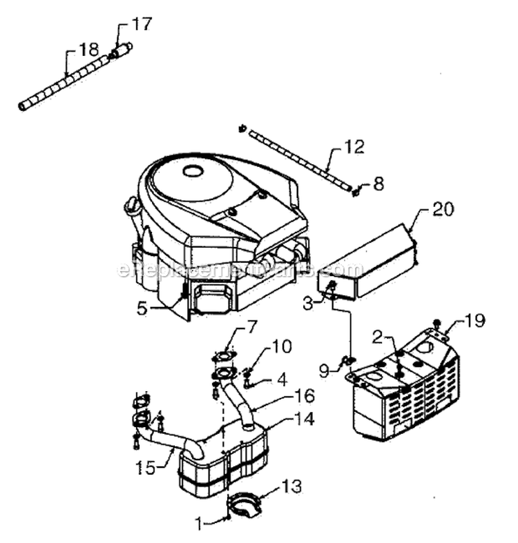 Page V Diagram and Parts List for 13AM672G352  MTD Lawn Tractor