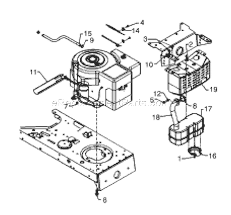 Page H Diagram and Parts List for 13AM673G033 2000 MTD Lawn Tractor