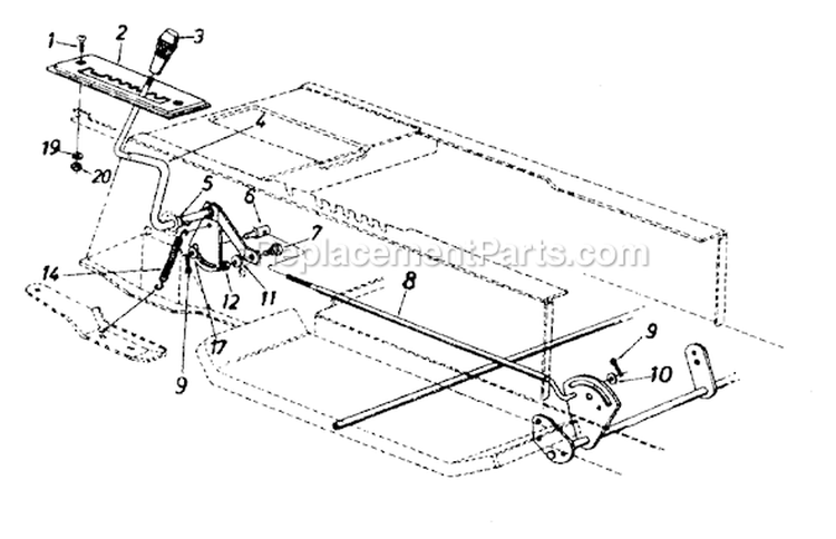 Page Q Diagram and Parts List for 13AM673G033 2001 MTD Lawn Tractor