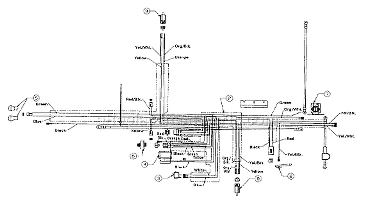 Page G Diagram and Parts List for 13AM673G033 2001 MTD Lawn Tractor
