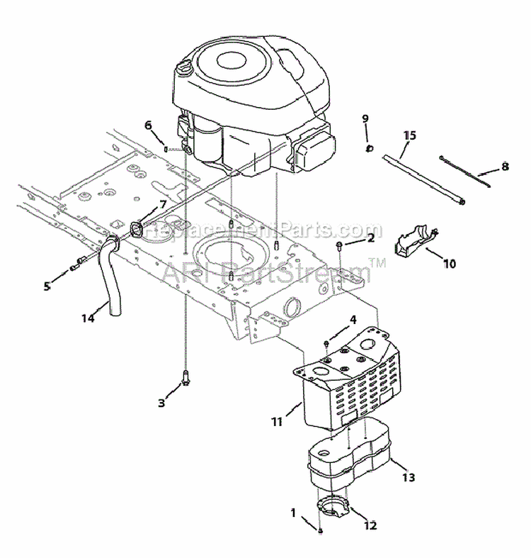 Page A Diagram and Parts List for 13AM772S055 2010 MTD Lawn Mower