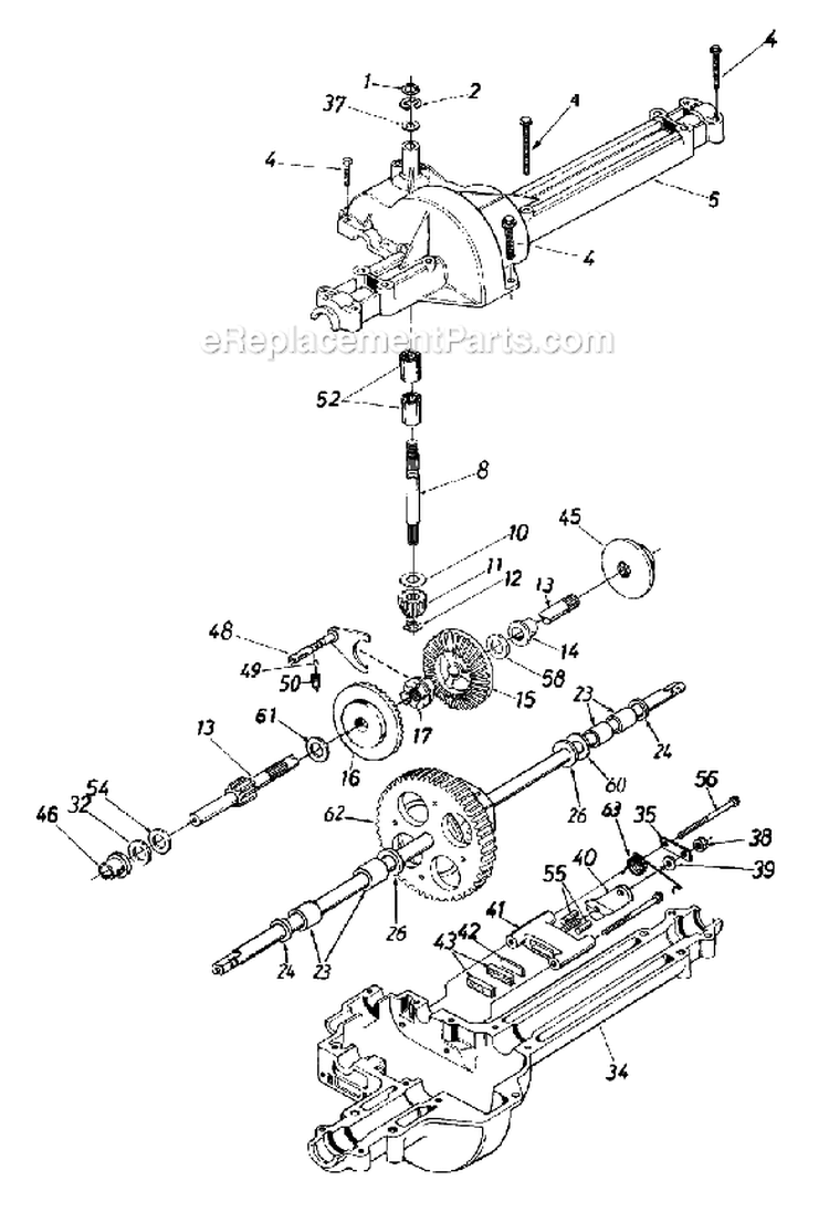 Page K Diagram and Parts List for 13AN673G033 2000 MTD Lawn Tractor