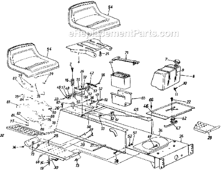 Page I Diagram and Parts List for 13AN673G033 2000 MTD Lawn Tractor