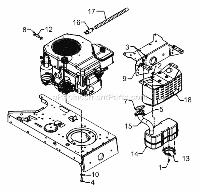 Engine_Accessories_Kohler Diagram and Parts List for 13AN690G352 2002 MTD Lawn Tractor