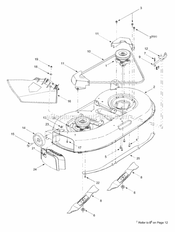 Deck_Assembly_G Diagram and Parts List for 13AN690G352 2003 MTD Lawn Tractor