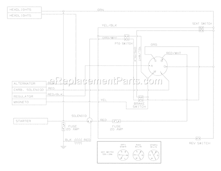 Page J Diagram and Parts List for 13AN693G118 2003 MTD Lawn Tractor