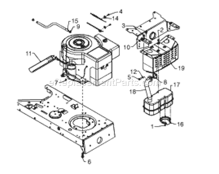 Page F Diagram and Parts List for 13AN698G033 1998 MTD Lawn Tractor