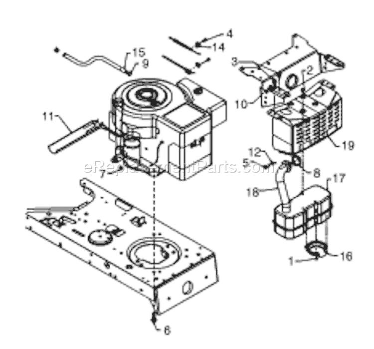 Page H Diagram and Parts List for 13AN698G033 2000 MTD Lawn Tractor
