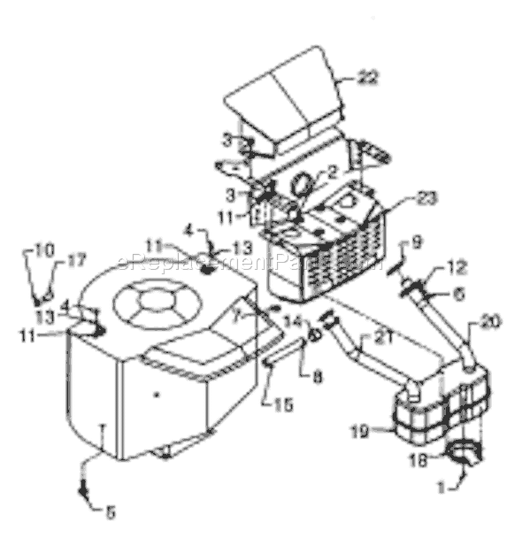 Page M Diagram and Parts List for 13AN698G033 2001 MTD Lawn Tractor