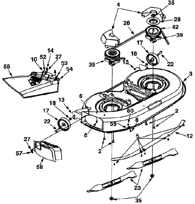 Page B Diagram and Parts List for 13AN698G033 2001 MTD Lawn Tractor