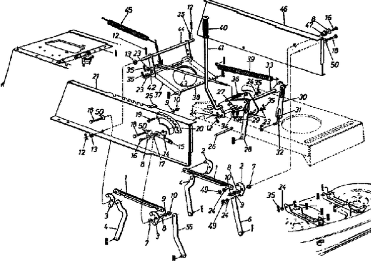 Page C Diagram and Parts List for 13AN698G033 2001 MTD Lawn Tractor