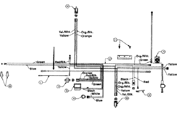 Page F Diagram and Parts List for 13AN698G033 2001 MTD Lawn Tractor