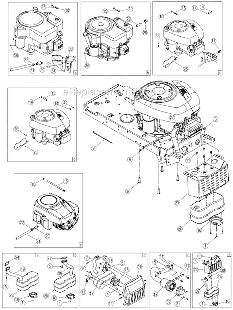 Page C Diagram and Parts List for 13AN772G700  MTD Lawn Tractor