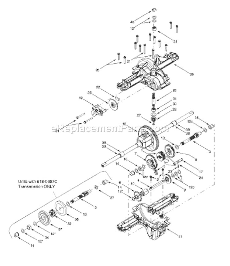 Page D Diagram and Parts List for 13AS608G033 2000 MTD Lawn Tractor