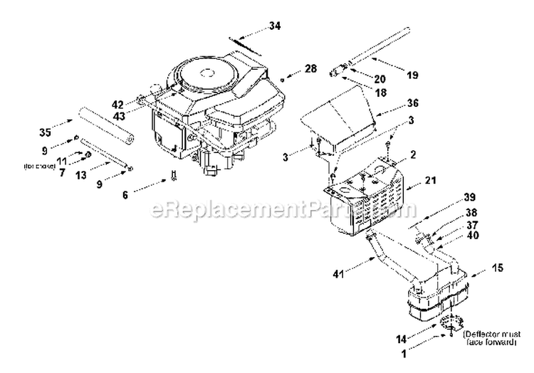 Page I Diagram and Parts List for 13AS608G033 2000 MTD Lawn Tractor