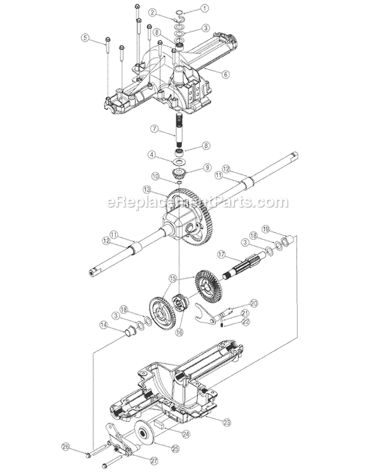 Page H Diagram and Parts List for 13AT605H129 2006 MTD Lawn Tractor
