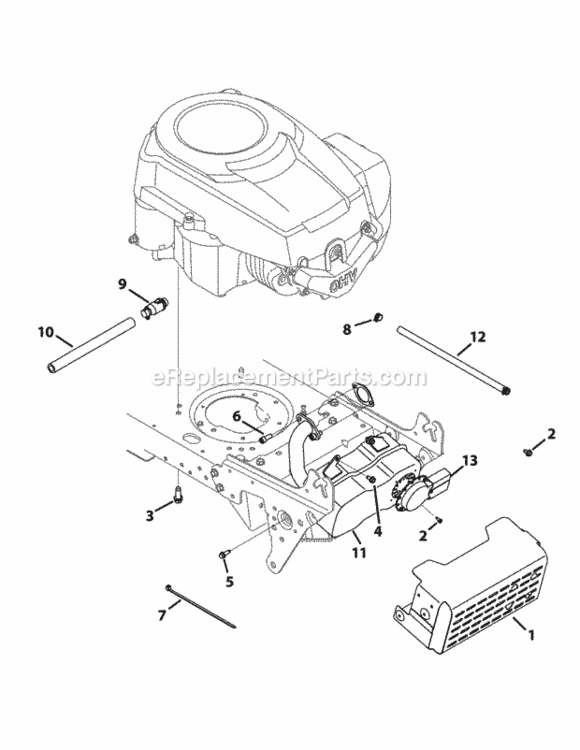 Page A Diagram and Parts List for 13AX795S004 2014 MTD Lawn Tractor