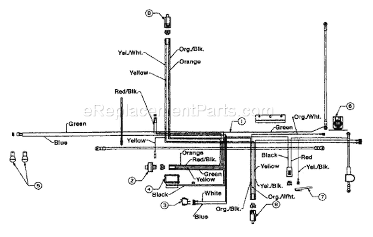 Page I Diagram and Parts List for 13BH660F033 2001 MTD Lawn Tractor