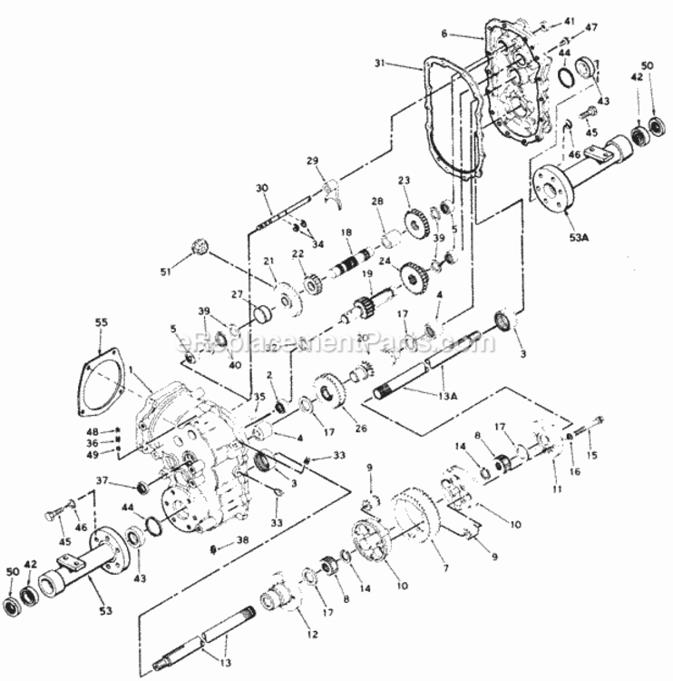 Page H Diagram and Parts List for 147-995-000 1987 MTD Lawn Tractor