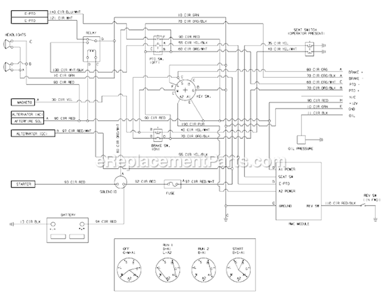 Page J Diagram and Parts List for 14AA815K004 2008 MTD Lawn Tractor