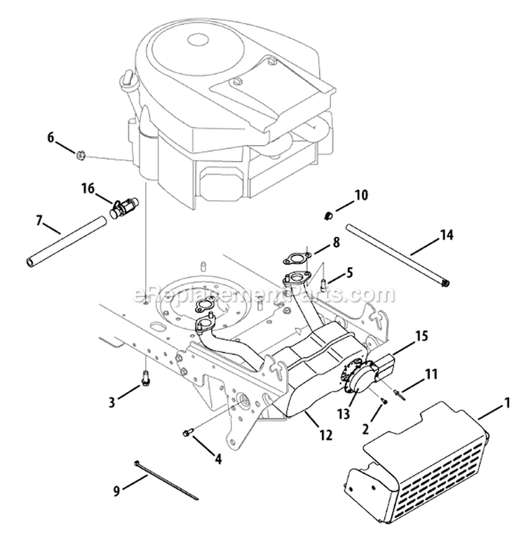 Page B Diagram and Parts List for 14AA815K004 2008 MTD Lawn Tractor