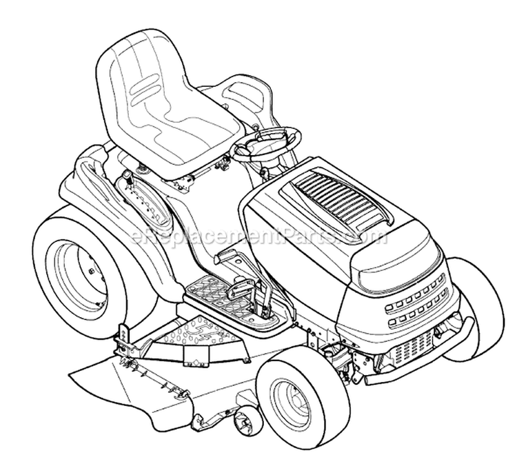 Page I Diagram and Parts List for 14AA815K004 2008 MTD Lawn Tractor