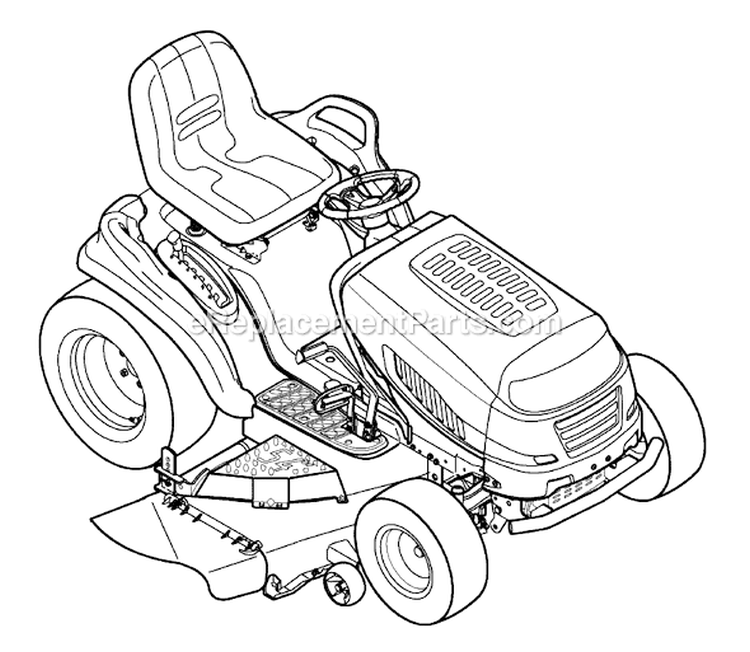 Page I Diagram and Parts List for 14AA815K033 2009 MTD Lawn Tractor
