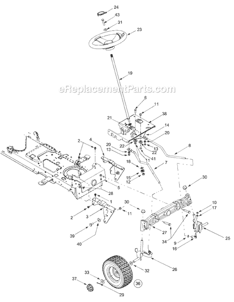 Page A Diagram and Parts List for 14AI808H372 2004 MTD Lawn Tractor