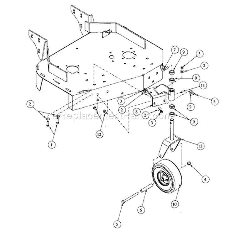 Page D Diagram and Parts List for 1548GF 55AE232M195 - 2000 MTD Lawn Mower