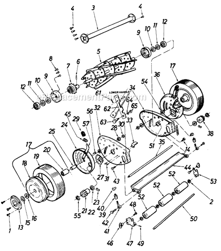 Page B Diagram and Parts List for 157-590-002 1987 MTD Lawn Tractor