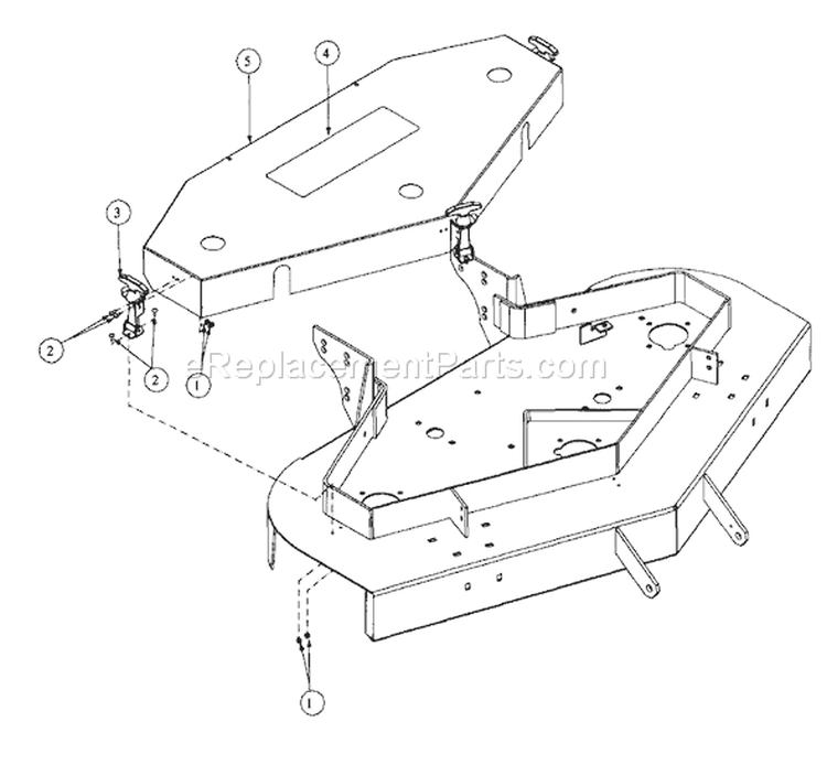 Page F Diagram and Parts List for 1652G 55AE223T195 - 2000 MTD Lawn Mower