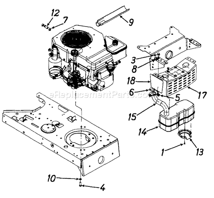 Page J Diagram and Parts List for 165M695G352 1670874 -1996 MTD Lawn Tractor