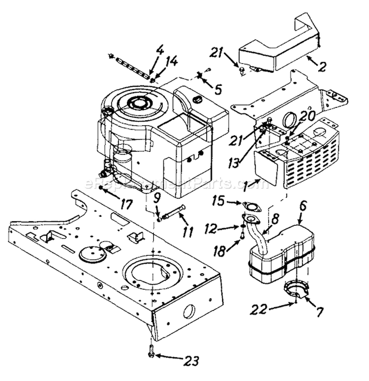 Page M Diagram and Parts List for 165M695G352 1670874 -1996 MTD Lawn Tractor