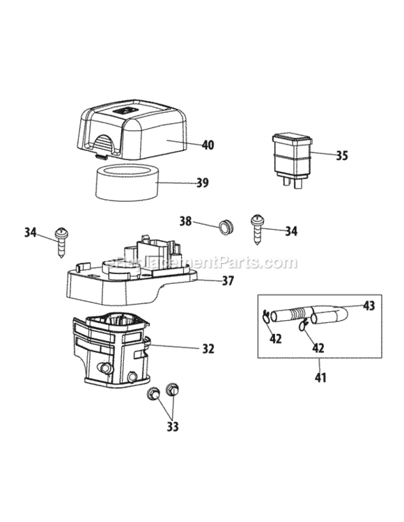 170-Tu_Air_Cleaner Diagram and Parts List for 170-TU  MTD Engine