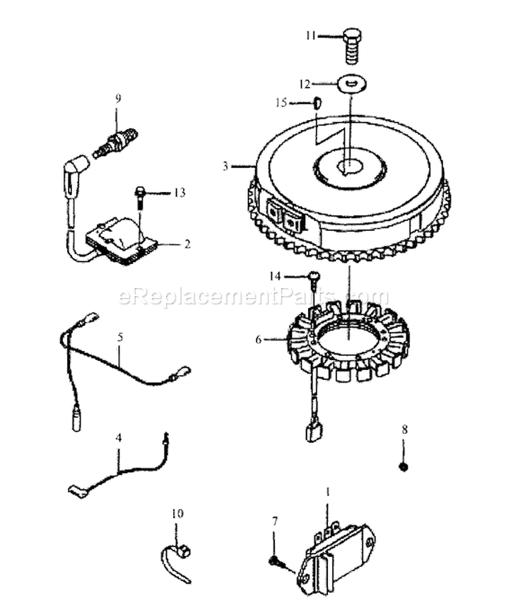 Page N Diagram and Parts List for 1748F 55AF3DAM195 MTD Lawn Mower